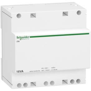   Schneider Electric Acti9 iTR - A9A15218 - Biztonsági transzformátor 16VA 230VAC 12 - 24VAC