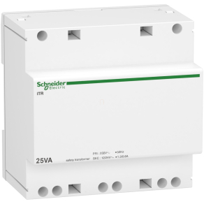   Schneider Electric Acti9 iTR - A9A15219 - Biztonsági transzformátor 25VA 230VAC 12 - 24VAC