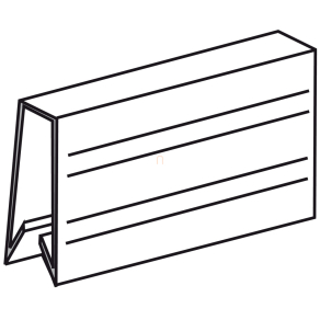   Schneider Electric PowerPact Multistandard - LA9ZX01244 - Gyűjtősín borítás 1m, 5mm - es