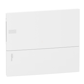   Schneider Electric Resi9 Mini Pragma - MIP22112 - Kiselosztó, teli ajtó, süllyesztett, 1x12 modul, PEN sín, komplett, fehér