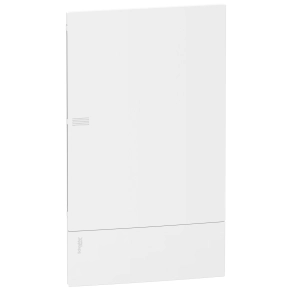 Schneider Electric Resi9 Mini Pragma - MIP22312 - Kiselosztó, teli ajtó, süllyesztett, 3x12 modul, PEN sín, komplett, fehér