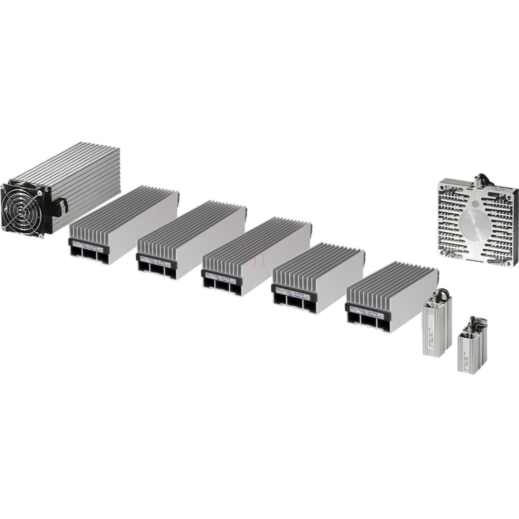 NSYCRS200W230V Ellenállásfűtés ventilátorral 200W 230V Alu Schneider