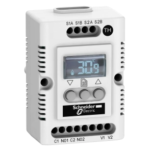 Schneider Electric ClimaSys CC - NSYCCOTH30VID - Elektronikus Termosztát 9-30VAC/DC