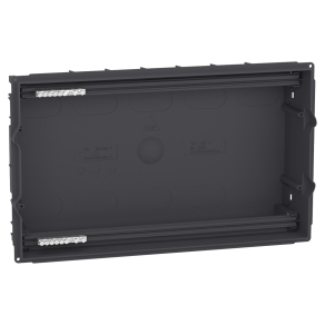   Schneider Electric Resi9 Mini Pragma - MIP82118 - Kiselosztó hátlap, süllyesztett, 1x18 modul, PEN sín