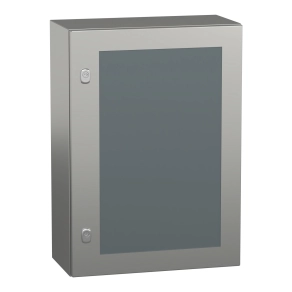 Schneider Electric Infraplus Small Office - NSYS3X7525T -Inox (700*500*250) szekrény, átlátszó ajtó