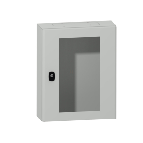   Schneider Electric Infraplus Small Office - NSYS3DM5415T - S3DM moduláris szekrények H500XW400XD150 üvegajtós