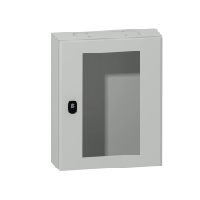 Schneider Electric Infraplus Small Office - NSYS3DM5415T - S3DM moduláris szekrények H500XW400XD150 üvegajtós
