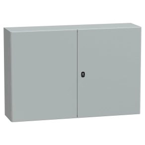 Schneider Electric PanelSet S3D - NSYS3D81230DP - elosztószekrény H800xW1200xD300 szerelőlappal kétajtós