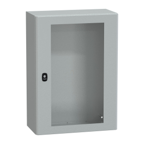   Schneider Electric PanelSet S3D - NSYS3D7525T - elosztószekrény H700xW500xD250 üveg ajtóval
