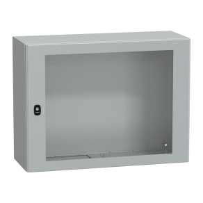   Schneider Electric PanelSet S3D - NSYS3D6830T - elosztószekrény H600xW800xD300 üveg ajtóval