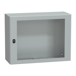 Schneider Electric PanelSet S3D - NSYS3D6830T - elosztószekrény H600xW800xD300 üveg ajtóval