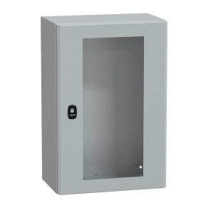 Schneider Electric PanelSet S3D - NSYS3D6425T - elosztószekrény H600xW400xD250 üveg ajtóval