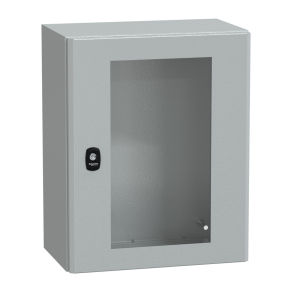   Schneider Electric PanelSet S3D - NSYS3D5425T - elosztószekrény H500xW400xD250 üveg ajtóval