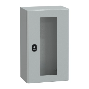 Schneider Electric PanelSet S3D - NSYS3D5320T - elosztószekrény H500xW300xD200 üveg ajtóval