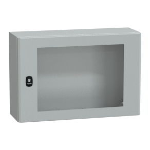   Schneider Electric PanelSet S3D - NSYS3D4620T - elosztószekrény H400xW600xD200 üveg ajtóval