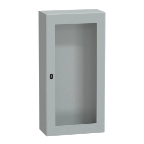 Schneider Electric PanelSet S3D - NSYS3D12630T - elosztószekrény H1200xW600xD300 üveg ajtóval