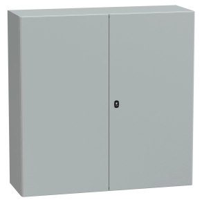 Schneider Electric PanelSet S3D - NSYS3D121240DP - elosztószekrény H1200xW1200xD400 szerelőlappal kétajtós
