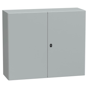 Schneider Electric PanelSet S3D - NSYS3D101240DP - elosztószekrény H1000xW1200xD400 szerelőlappal kétajtós