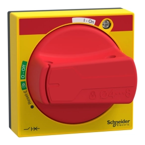 Schneider Electric TeSys - GVAPR65 - Forgatókar piros IP65