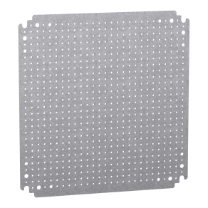 Schneider Electric Spacial CRN - NSYMF44 - Perforált szerelőlap 2 mm (400*400)