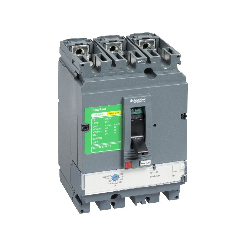 EasyPact CVS100B (25 kA) 4P4D TM63D LV510325 Schneider
