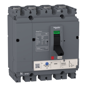   Schneider Electric EasyPact CVS - LV525342 - CVS250F 4P 36kA komplett megszakító TM200D 4P3D kioldóval
