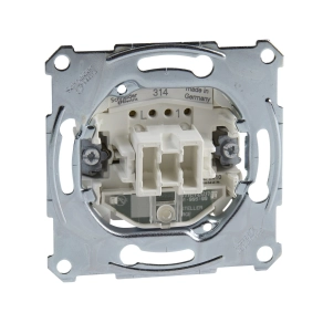 Schneider Electric Merten Aquadesign - MTN3106-0000 - Váltókapcsoló, ellenőrzőfénnyel, rugós, 10AX