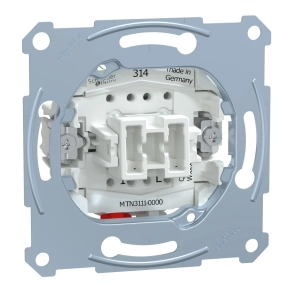 Schneider Electric Merten Aquadesign - MTN3111-0000 - Egypólusú kapcsoló, rugós, 10AX (101)