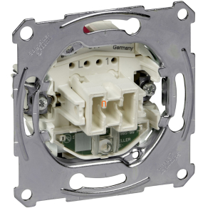   Schneider Merten egypólusú kapcsoló, nulla csatlakozóval, rugós bekötés, 10AX MTN3114-0000