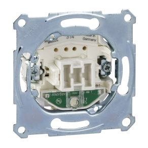   Schneider Electric Merten Aquadesign - MTN3131-0000 - Egypólusú kapcsoló, jelzőfénnyel, rugós, 10AX