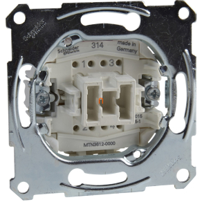   Schneider Merten kétpólusú kapcsoló, rugós bekötés, 16AX