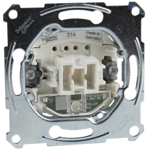   Schneider Merten váltókapcsoló, jelzőfénnyel, rugós bekötés, 16AX