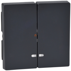   Schneider Merten dupla billentyű, fényjelzős funkciókhoz, antracit (System-M)