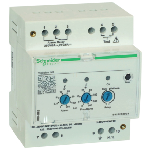   Schneider Electric Vigilohm - IMD - IM9 - IM9 szigetelésfigyelő 11 0/415 V AC 50/60 Hz