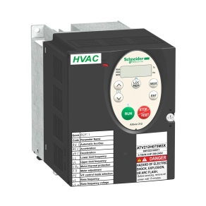 Schneider Electric Altivar ATV212 - ATV212H075N4 - frekvenciaváltó épületes alkalmazásokra, BACnet, 0,75kW, 3f, 380…480VAC, IP21, C2 osztályú EMC szűrővel