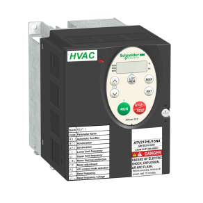   Schneider Electric Altivar ATV212 - ATV212HU15N4 - frekvenciaváltó épületes alkalmazásokra, BACnet, 1,5kW, 3f, 380…480VAC, IP21, C2 osztályú EMC szűrővel