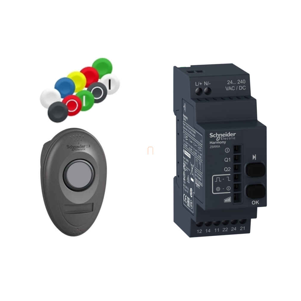 Vezeték nélküli nyomógomb kit XB5 programozható XB5RMA04 Schneider