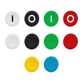   Schneider Electric Harmony XB4 - ZBA79 - Ø22 nyomógomb tető, 10 különböző szín