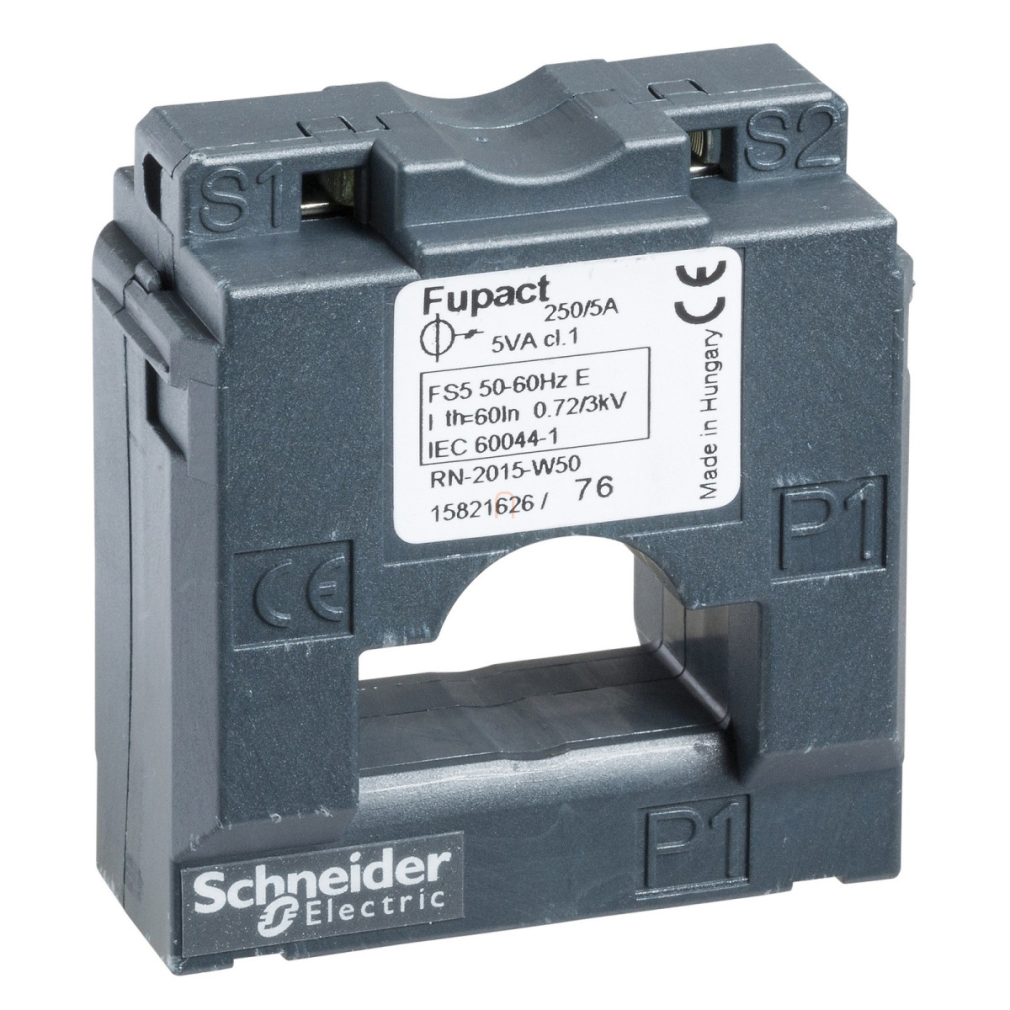 ISFL250-630 1 CT áramváltó blok 250/5-cl 1-5VA, szakaszolókapcsoló-biztosító LV480886 Schneider