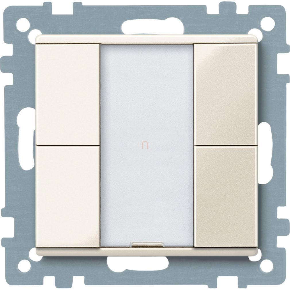 Merten-KNX 2-es nyomógomb , SystemM, fehér, fényes MTN617244 Schneider