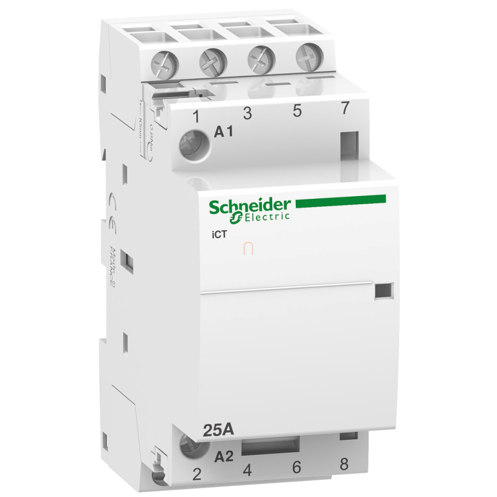 ACTI9 iCT25A kontaktor, 50Hz, 4NO, 24VAC A9C20134 Schneider