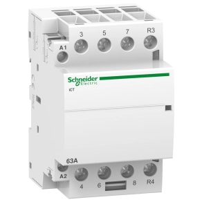 Schneider Electric Acti9 iCT63A - A9C20869 - kontaktor50Hz, 3NO 1NC, 220 - 240VAC