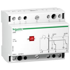   Schneider Electric Acti9 CDS - A9C15908 - terhelésfigyelő kontaktor, 2 csatornás, 240V egyfázisú