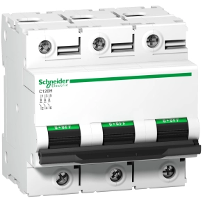 Schneider Electric Acti9 C120H - A9N18423 - kismegszakító, 3P, B, 63A