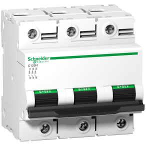   Schneider Electric Acti9 C120H - A9N18512 - kismegszakító, 3P, D, 80A