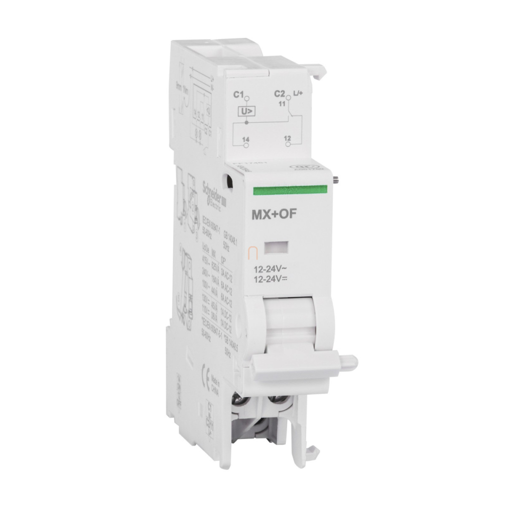 ACTI9 MX+OFmunkaáramú kioldó, 12-24VAC, 12-24VDC A9N26948 Schneider