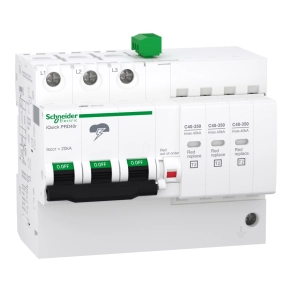  Schneider Electric ACTI9 iQuick-PRD - A9L16293 túlfeszültség-korlátozó, cserélhető betéttel, távjelzéssel, 40kA, 3P