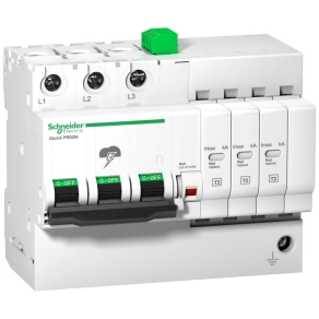   Schneider Electric Acti9 iQuick PRD - A9L16299- túlfeszültség korlátozó cserélhető betéttel, távjelzéssel, 8kA, 3P