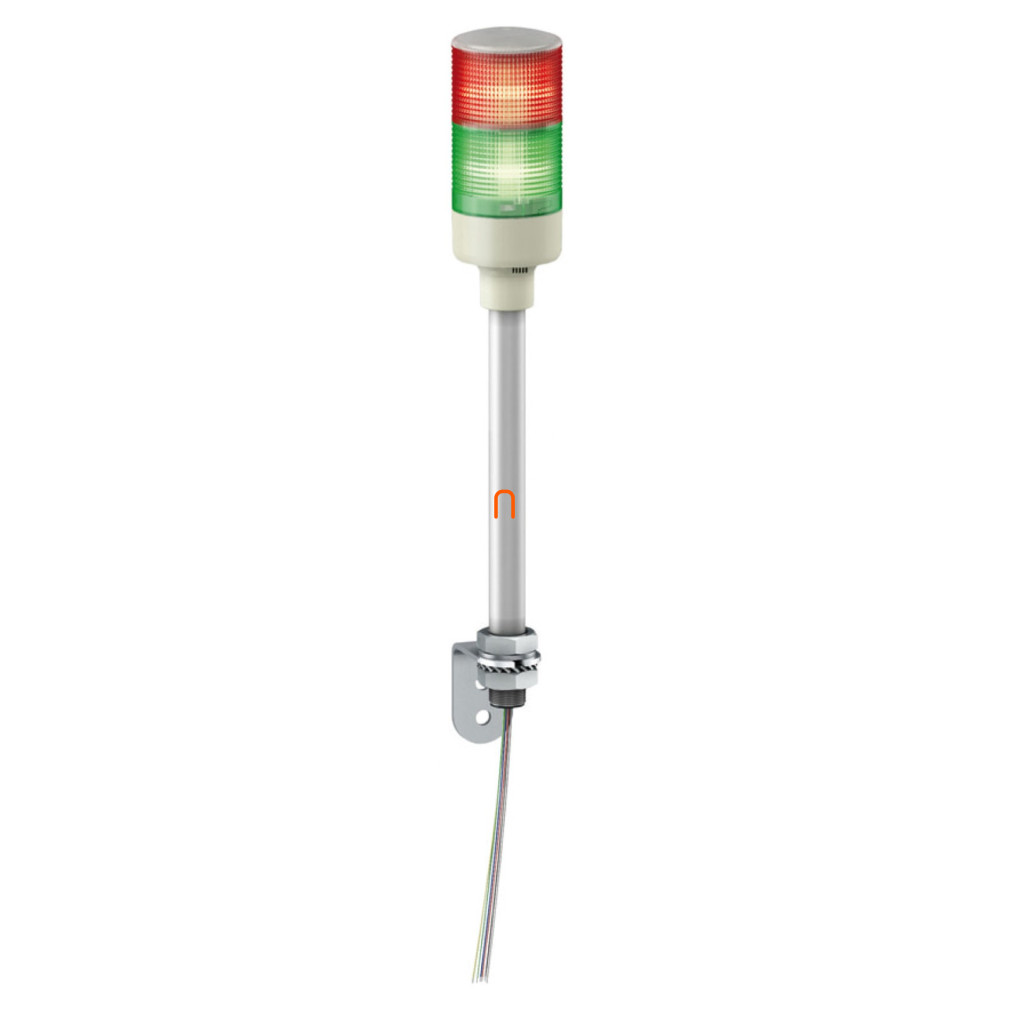Harmony Easy komplett fényoszlop, 2 szintes, piros-zöld, 24 VAC/DC, XVGB2 Schneider