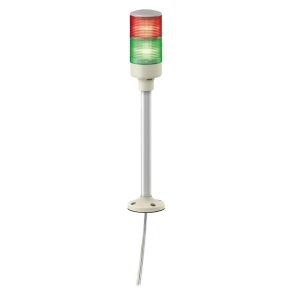 Schneider Electric Easy Harmony XVG - XVGB2SH - komplett fényoszlop, 2 szintes, piros - zöld, 24 VAC/DC, tartócsöves, csavaros, hangj.,